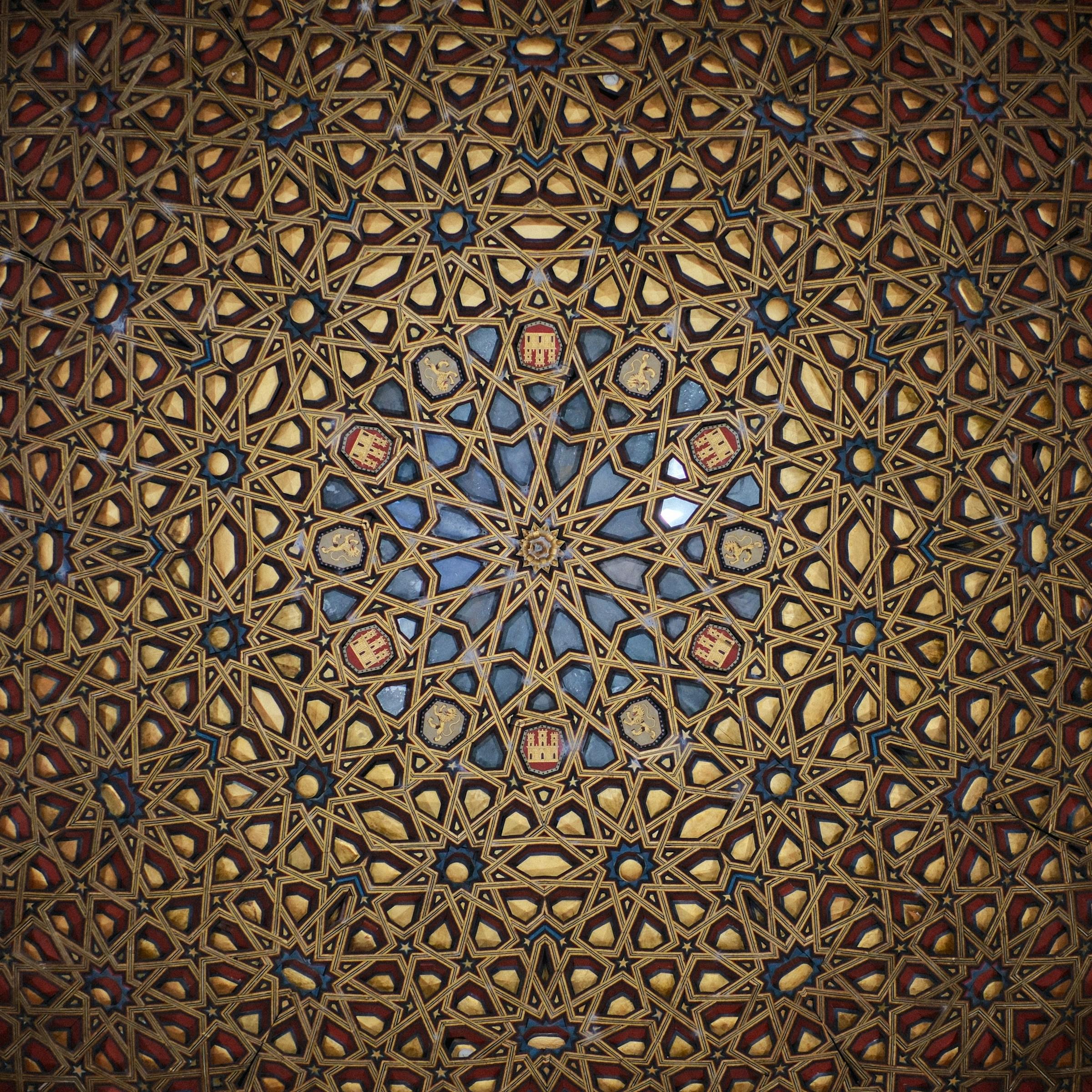 Photo by Farnaz Kohankhaki on Unsplash Intricate geometric Mudejar wooden ceiling at the Royal Alcázar of Seville
