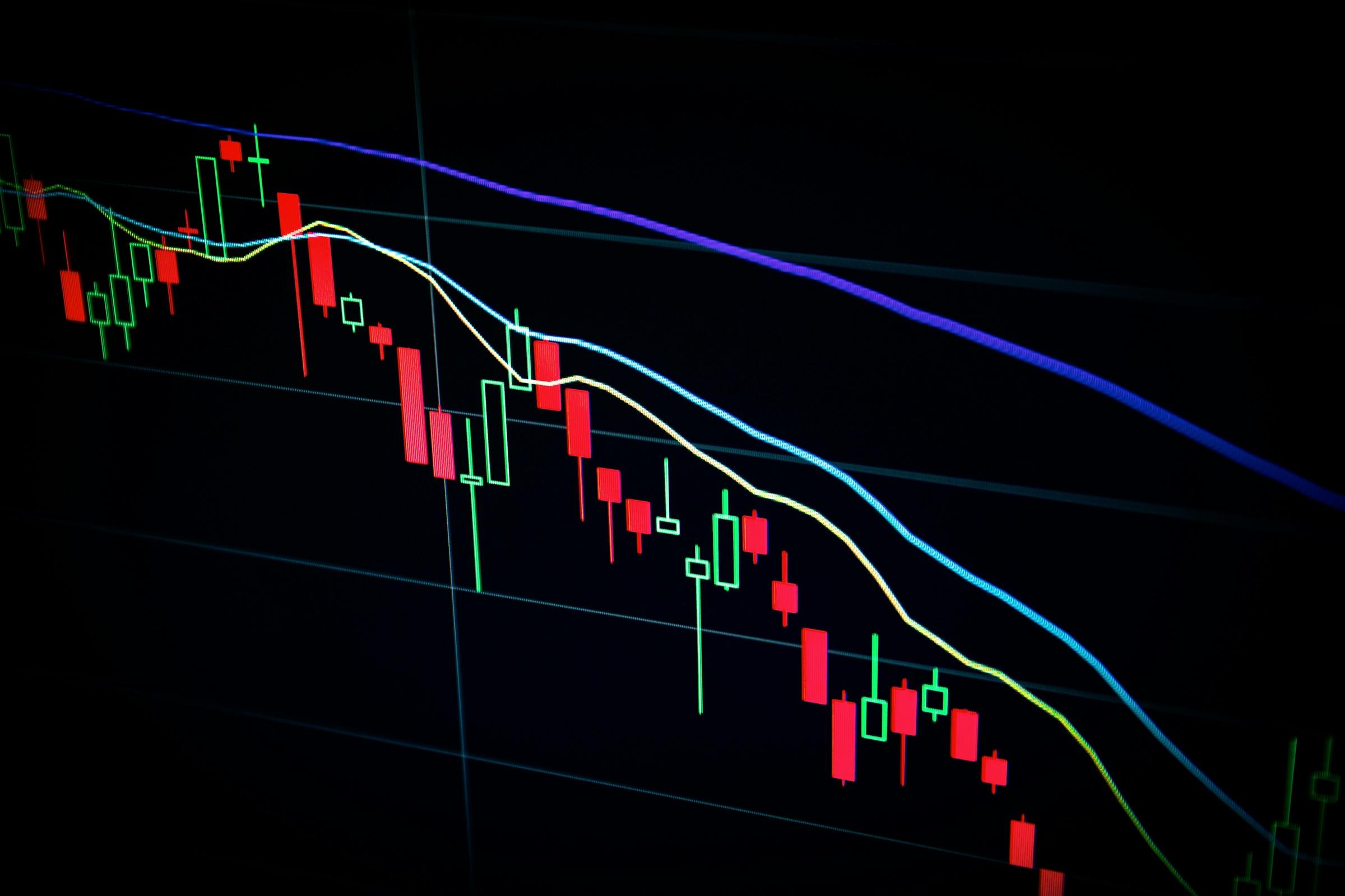 Photo by Maxim Hopman on Unsplash Cryptocurrency candlestick chart representing RAMZMarketCap live market data